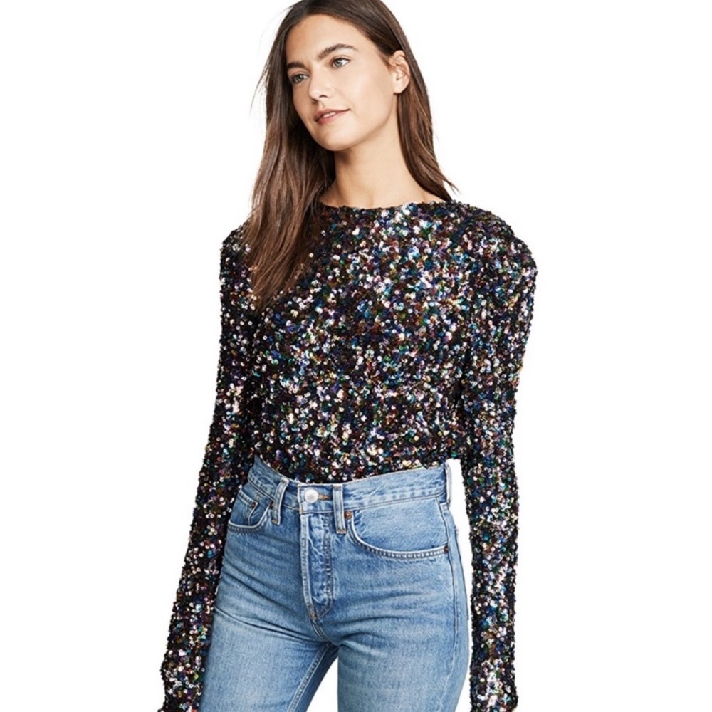 NWOT Endless Rose Sequin Top